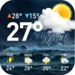 weather forecast - live radar android application logo